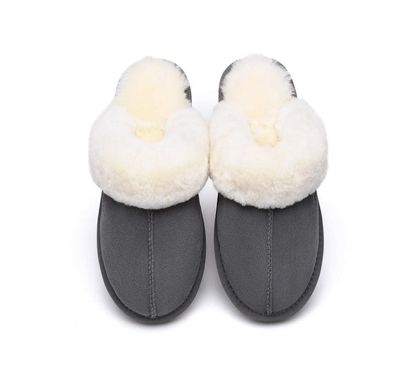 UGG Slippers - UGG Slippers Australia Premium Sheepskin Unisex Muffin Scuff