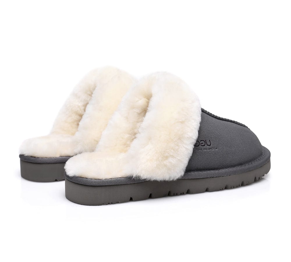 UGG Slippers - UGG Slippers Australia Premium Sheepskin Unisex Muffin Scuff