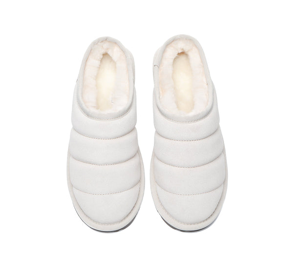 UGG Slippers - Women Sheepskin Slippers Ultra Puffer