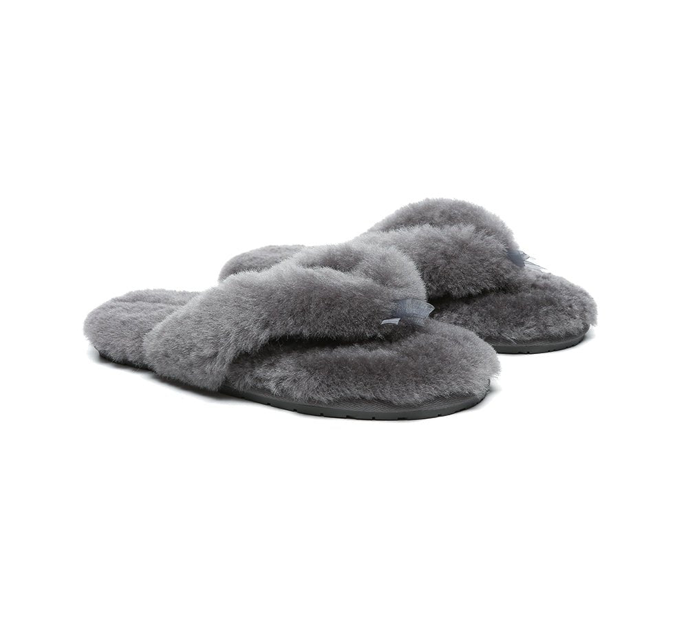 UGG Thongs Women Fluffy Slides Farah – Uggoutlet