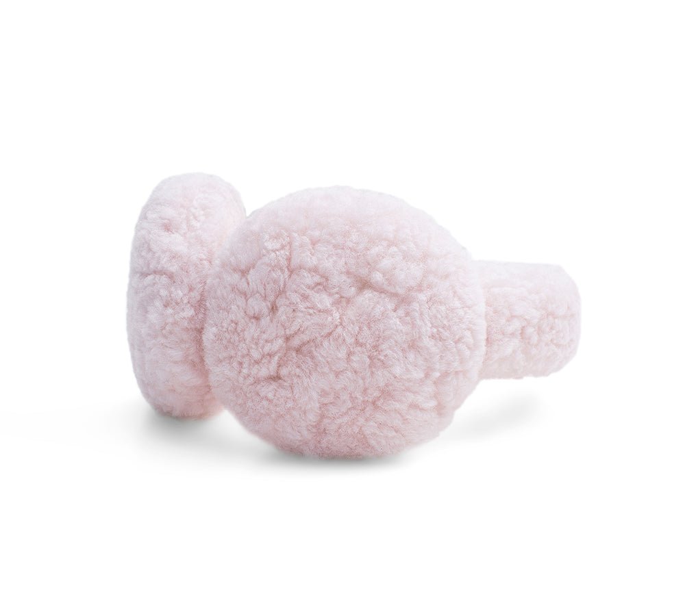 UGG Women Adjustable Sheepskin Wool Earmuff Cozette - Earmuff - Pink - AU Ladies One Size / AU Men One Size / EU One Size - Uggoutlet