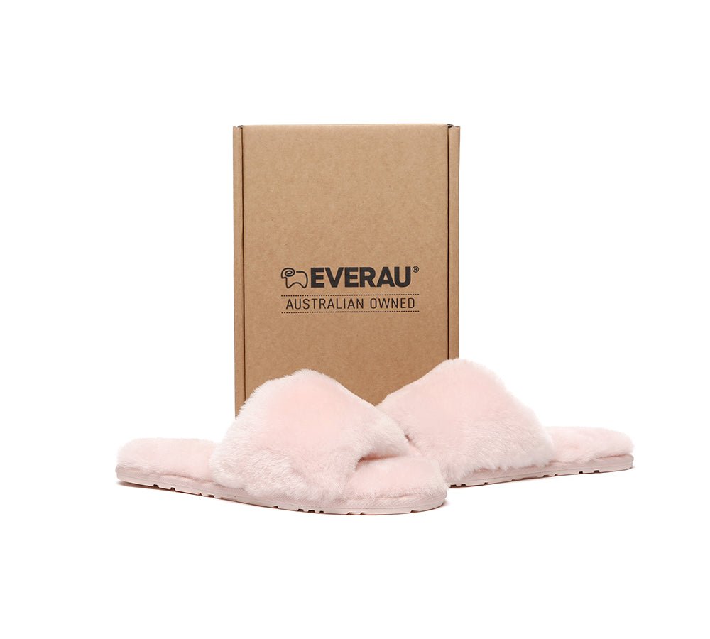 UGG Women Fluffy Slides Nala - UGG Slides - Pink - AU Ladies 4 / AU Men 2 / EU 35 - Uggoutlet
