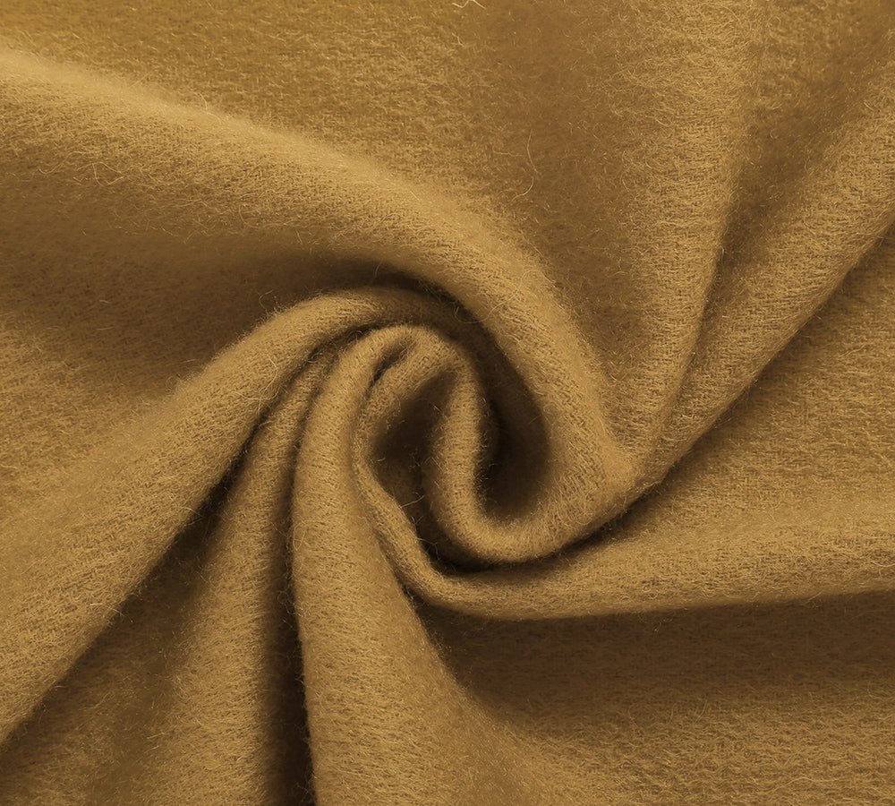 Urban UGG 100% Wool Plain Scarf Fedora - Scarf - Dark Goldenrod - One Size - Uggoutlet