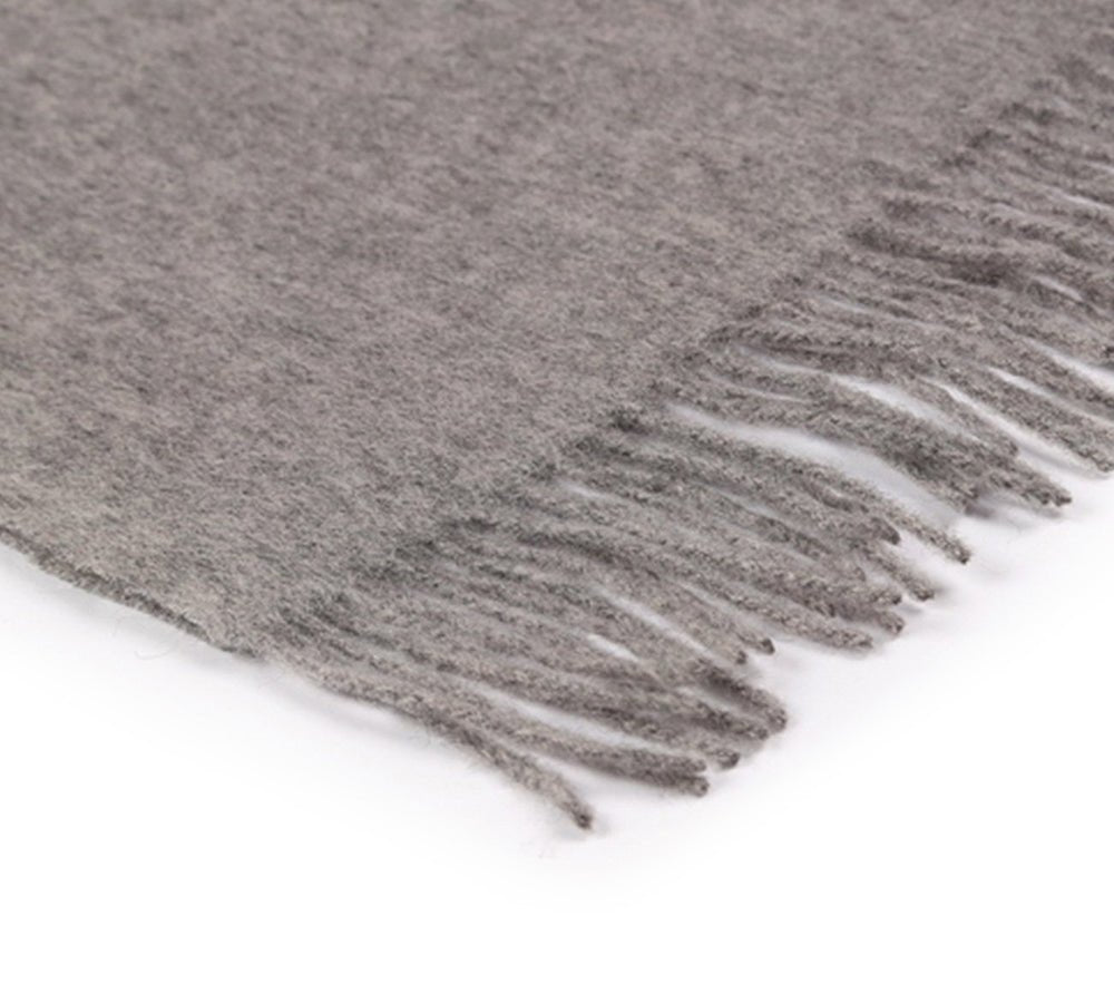 Urban UGG® Urban 100% Wool Scarf Plain Color - Scarf - Grey - One Size - Uggoutlet