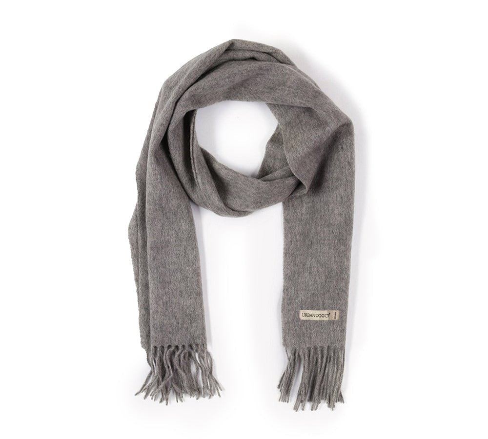 Urban UGG® Urban 100% Wool Scarf Plain Color - Scarf - Grey - One Size - Uggoutlet