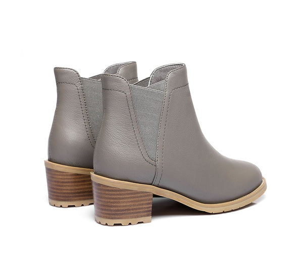 Urban Women Boots Fashion Ankle Heel chelsea - UGG Boots - Grey - AU Ladies 4 / AU Men 2 / EU 35 - Uggoutlet