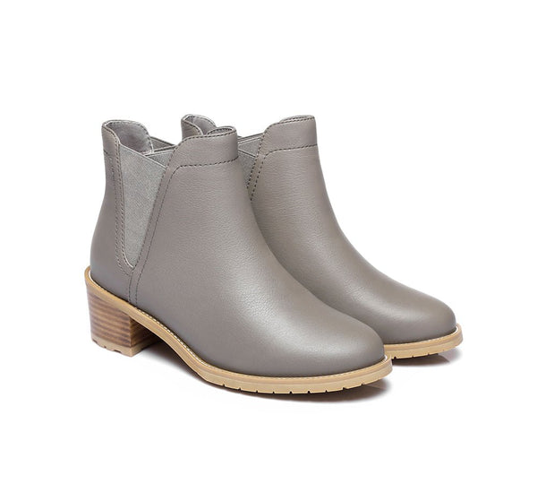 Urban Women Boots Fashion Ankle Heel chelsea - UGG Boots - Grey - AU Ladies 4 / AU Men 2 / EU 35 - Uggoutlet