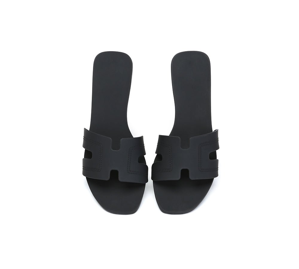 Women Flat Slides Katherine - Slides - Black - AU Ladies 5 / AU Men 3 / EU 36 - Uggoutlet