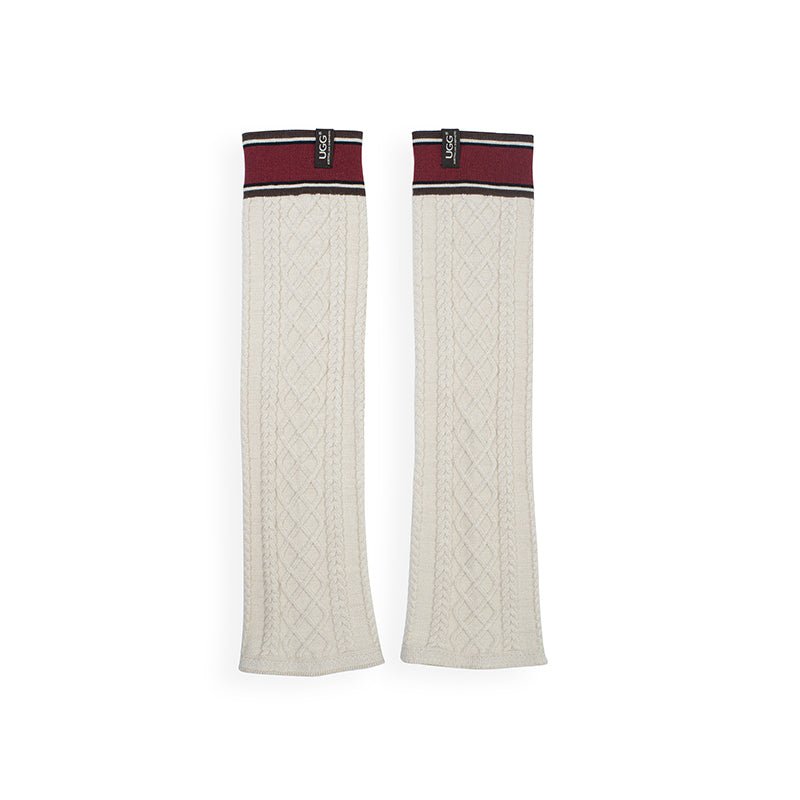 Women Stretchy Knit Thick Leg Warmer Socks - Leg Warmer - Beige - One Size - Uggoutlet