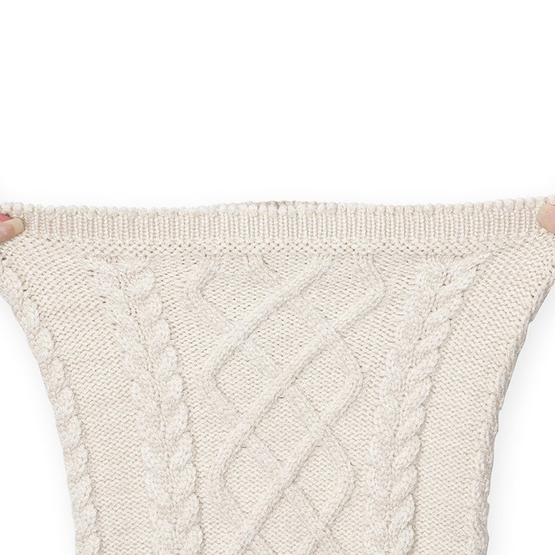 Women Stretchy Knit Thick Leg Warmer Socks - Leg Warmer - Beige - One Size - Uggoutlet