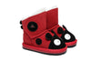 Load image into Gallery viewer, Ladybug Sheepskin Boots Toddler - Uggoutlet