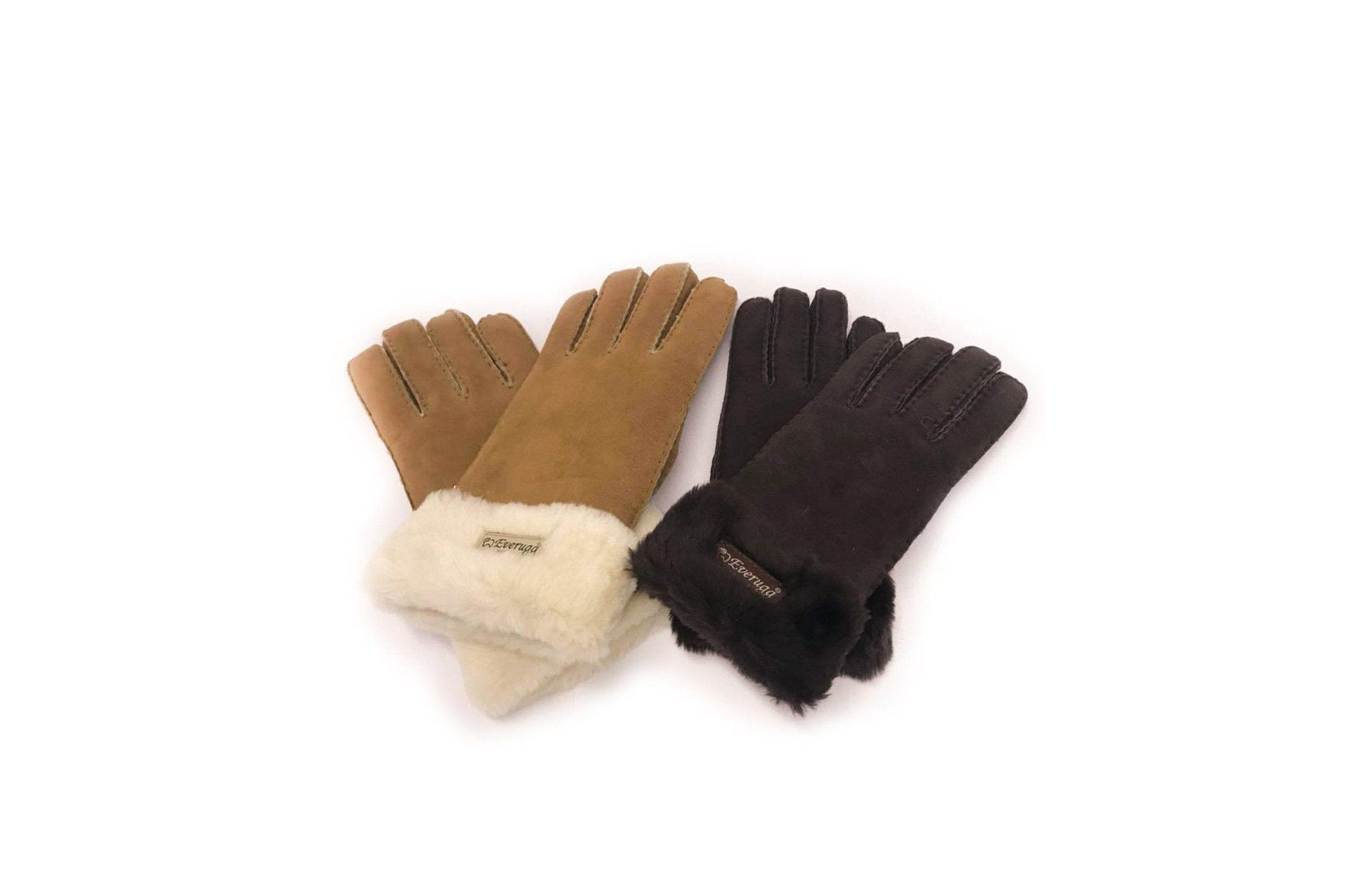UGG Fluffy Shearling Gloves #21490 (1595550924858)