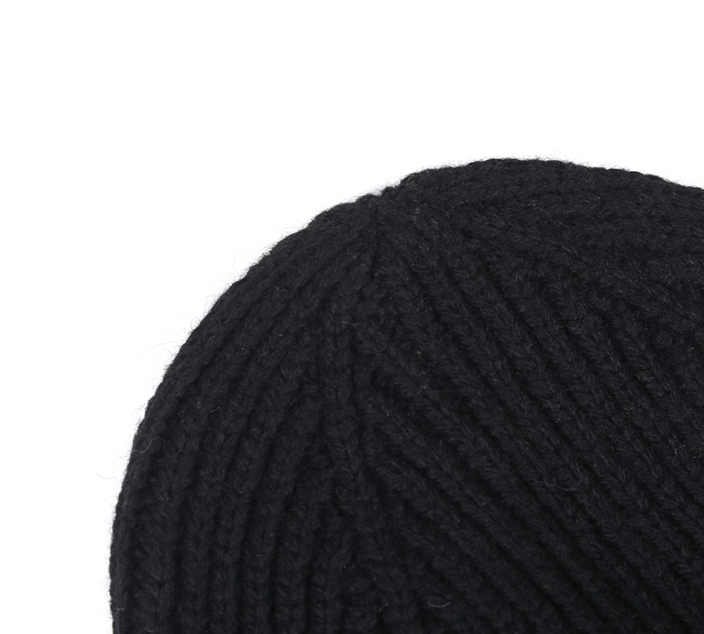 Hats - Antler Beanie Hat Winter Knit