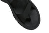 TARRAMARRA Strappy Flat Black Sandals Women Lucianna With Toe Loop - Uggoutlet