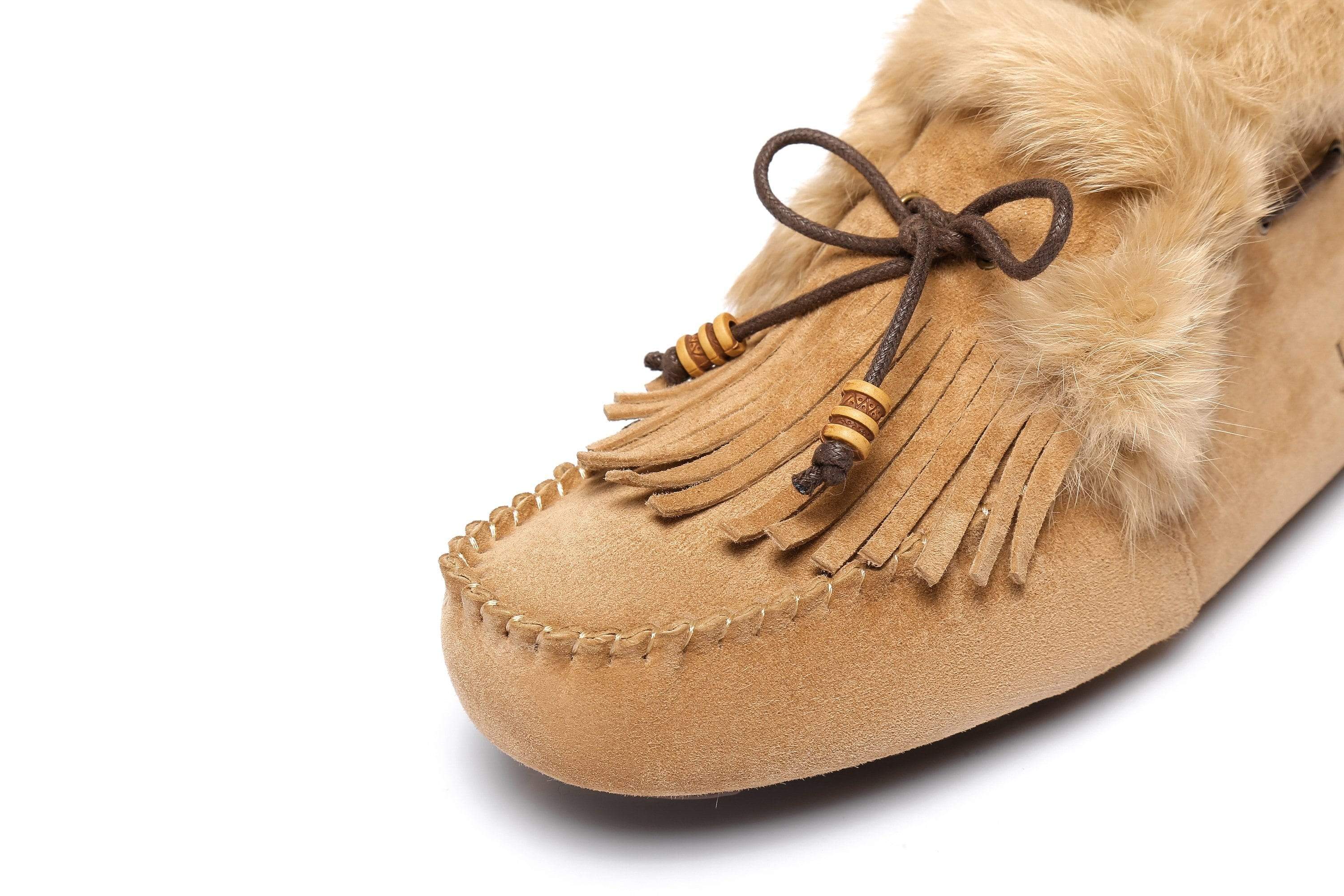 AS UGG High Top Women Tassel Suna moccasins slippers (2525191274554)